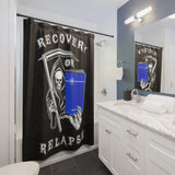 Recovery Or Relapse Shower Curtains