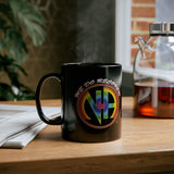 We Do Recover Rainbow 11/15oz Black Mug