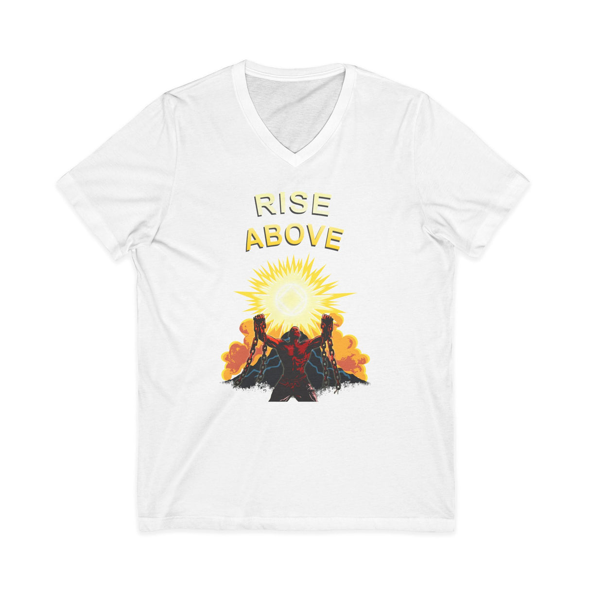 Rise Above V.2 dtg V-Neck Tee