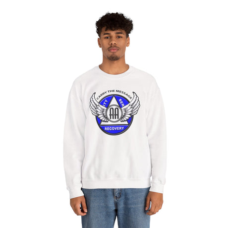 Winged AA Symbol dtg Crewneck Sweatshirt