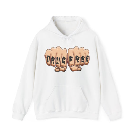 Drug Free Fist dtg Hoodie