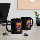 Live Clean Or Die Skull 11/15oz Black Mug