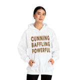Cunning Baffling Powerful dtg Hoodie