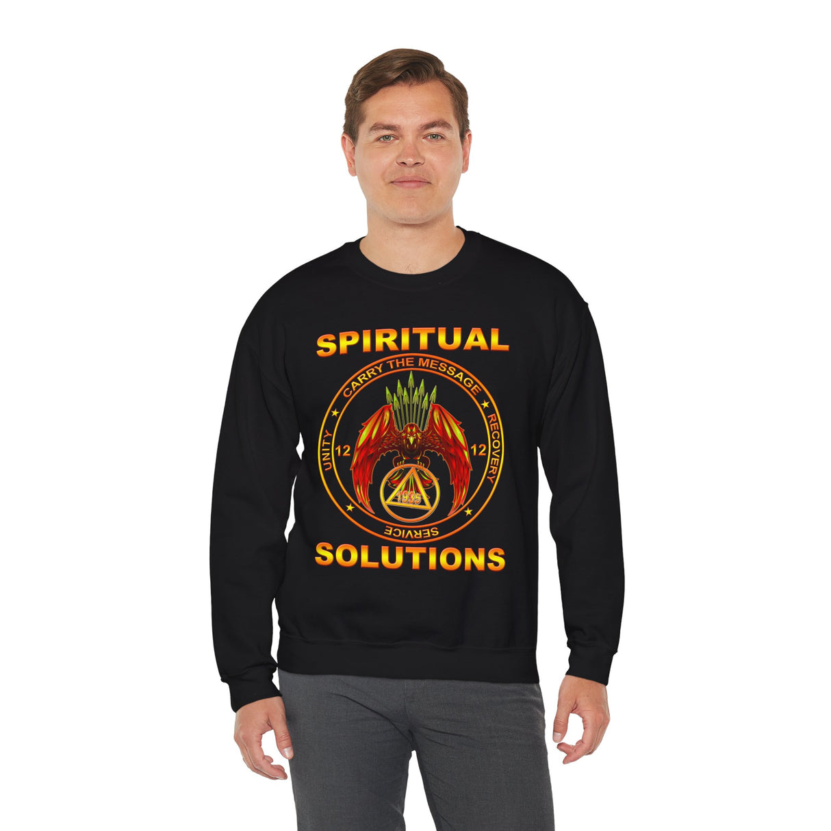 AA Spirital Solutions V.2 dtg Crewneck Sweatshirt