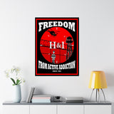 Freedom From Addiction Vertical Posters