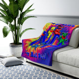 I'm Not Dead Tie Dye Fleece Blanket