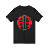 Red AA Logo AA V-Neck Tee