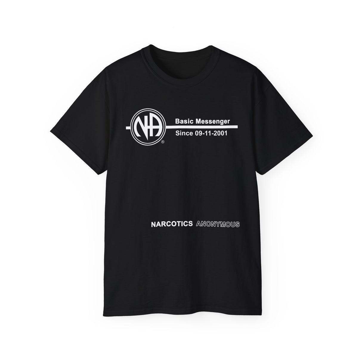 Custom Basic Messenger Clean Time dtg Tee