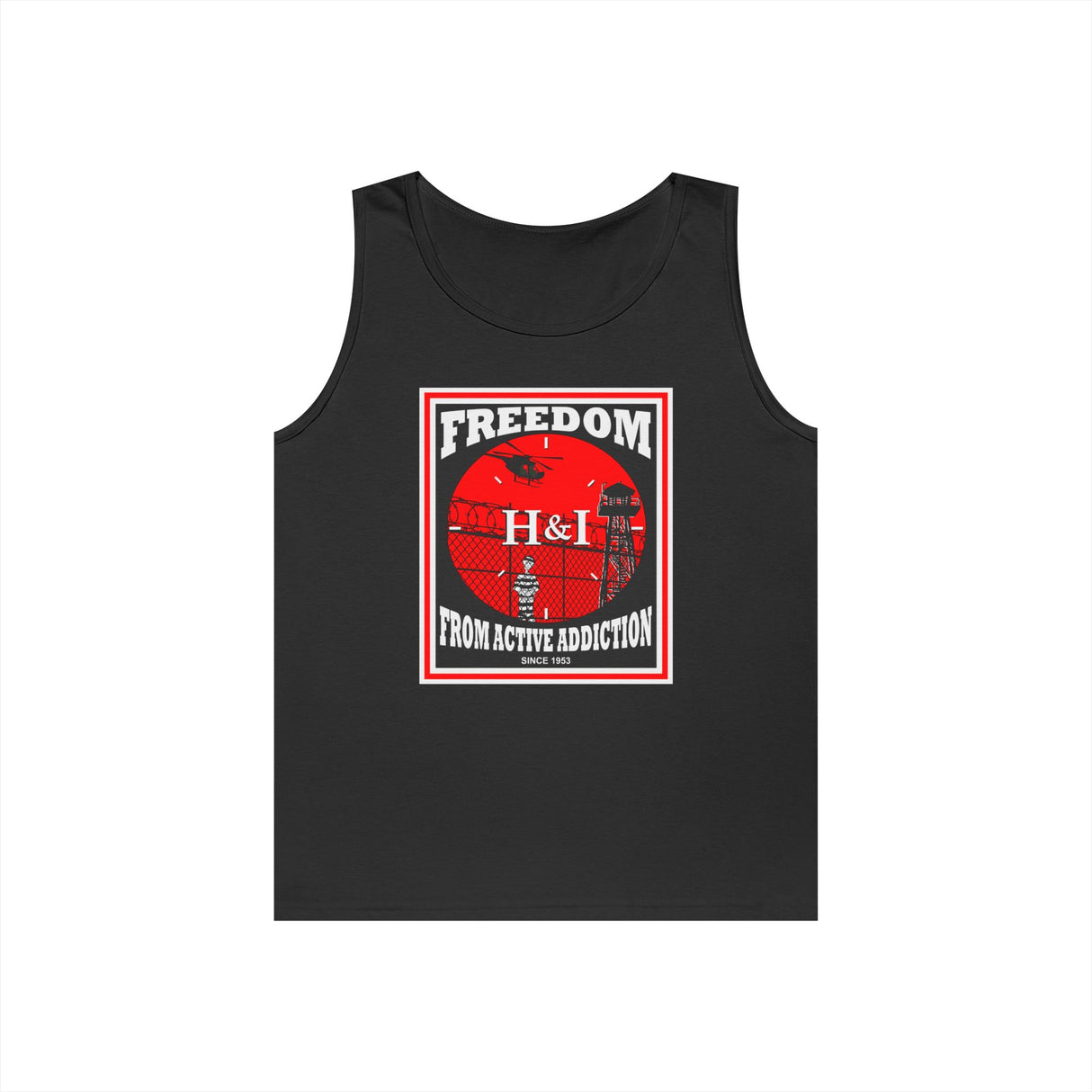 Freedom From Active Addiction NA dtg Tank Top