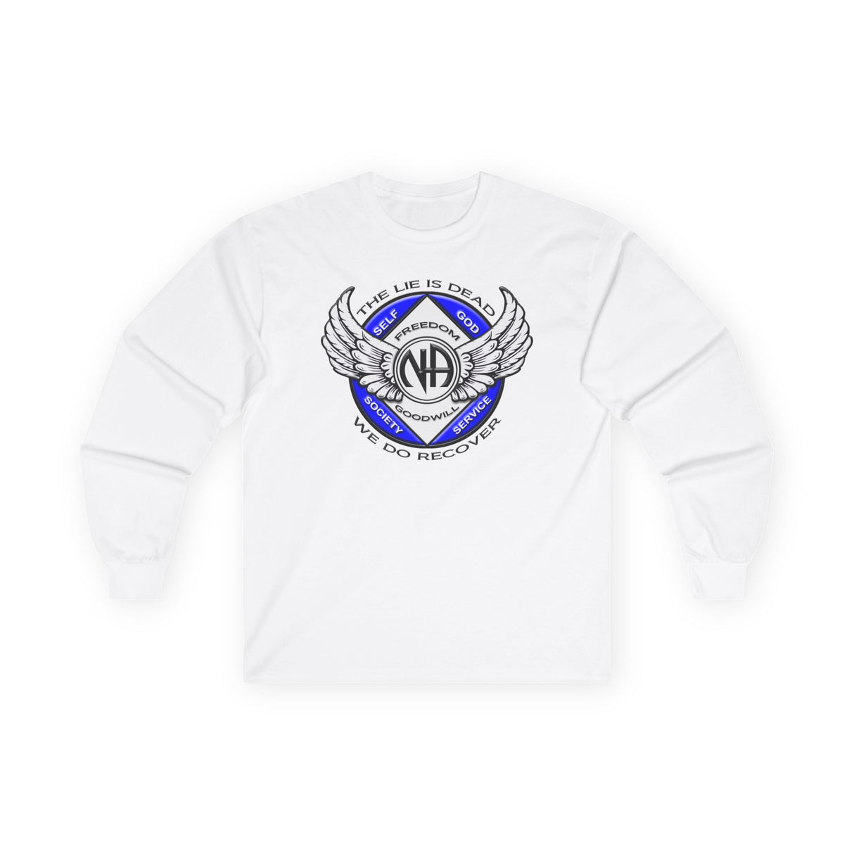 Winged NA Symbol Long Sleeve dtg Tee