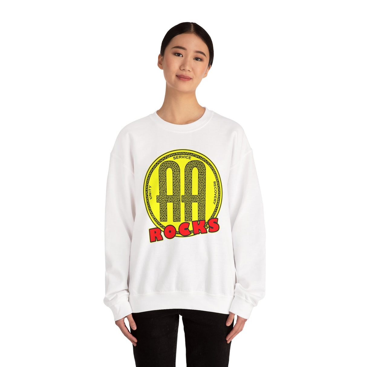 AA Rocks dtg Crewneck Sweatshirt