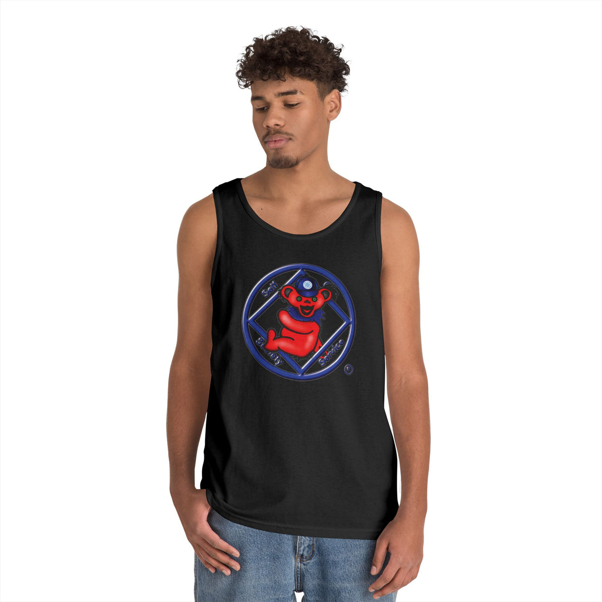 Teddy On NA Symbol NA dtg Tank Top