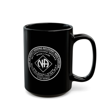 NA Medallion Clean Time 11/15oz Black Mug
