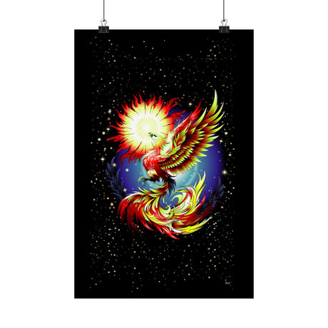 Pheonix Rising Vertical Posters