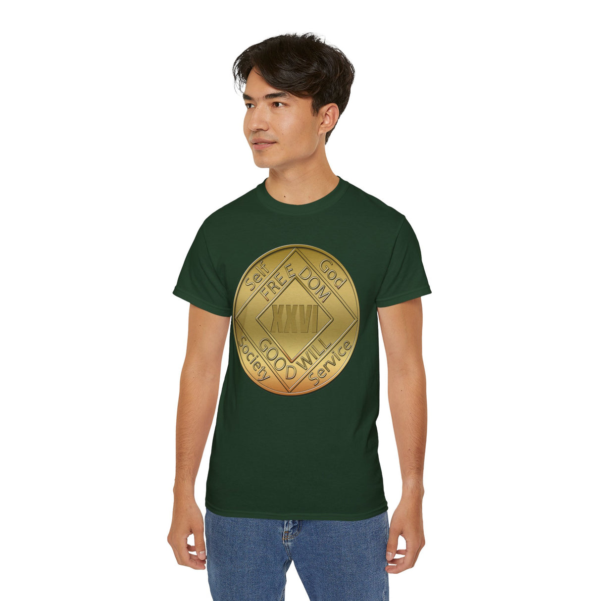 Custom Bronze NA Medallion dtg Tee