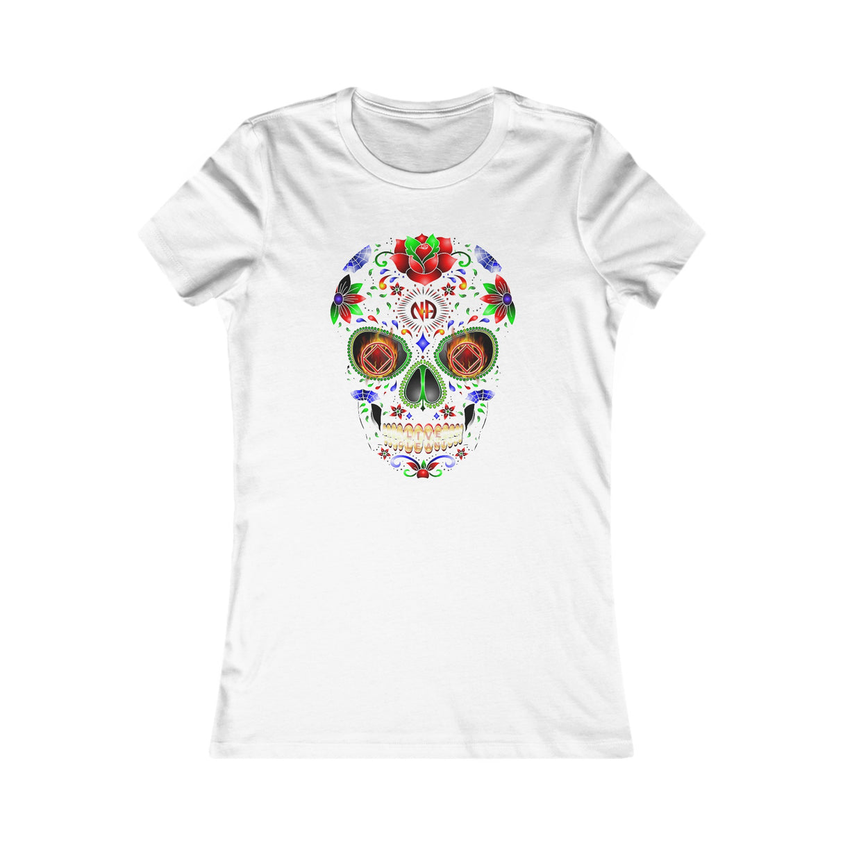 Inverted Sugar Skull Women's DTG Tee