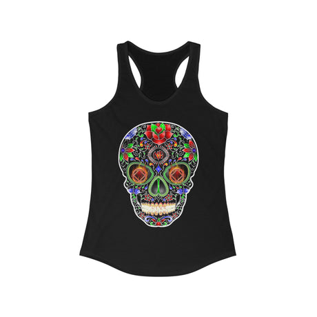 Sugar Skull Inverted NA Racerback Tank