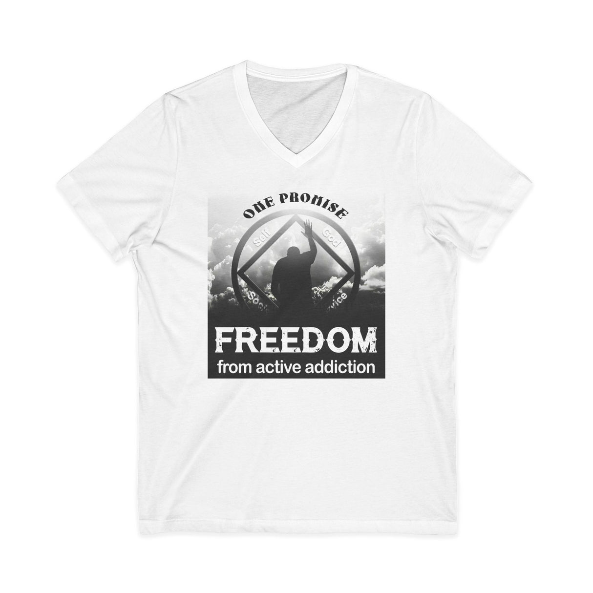 Blessed With Freedom dtg V-Neck Tee