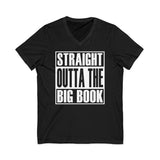 Straight Outta The Big Book AA V-Neck Tee
