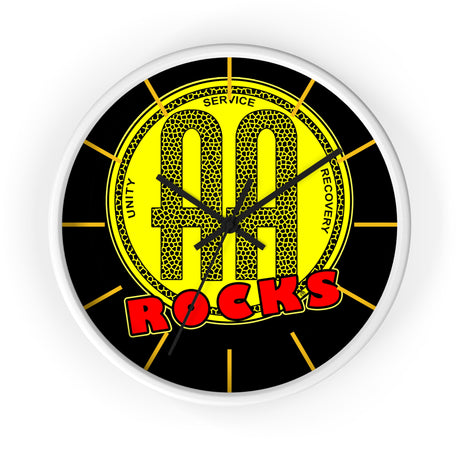 AA Rocks Wall Clock