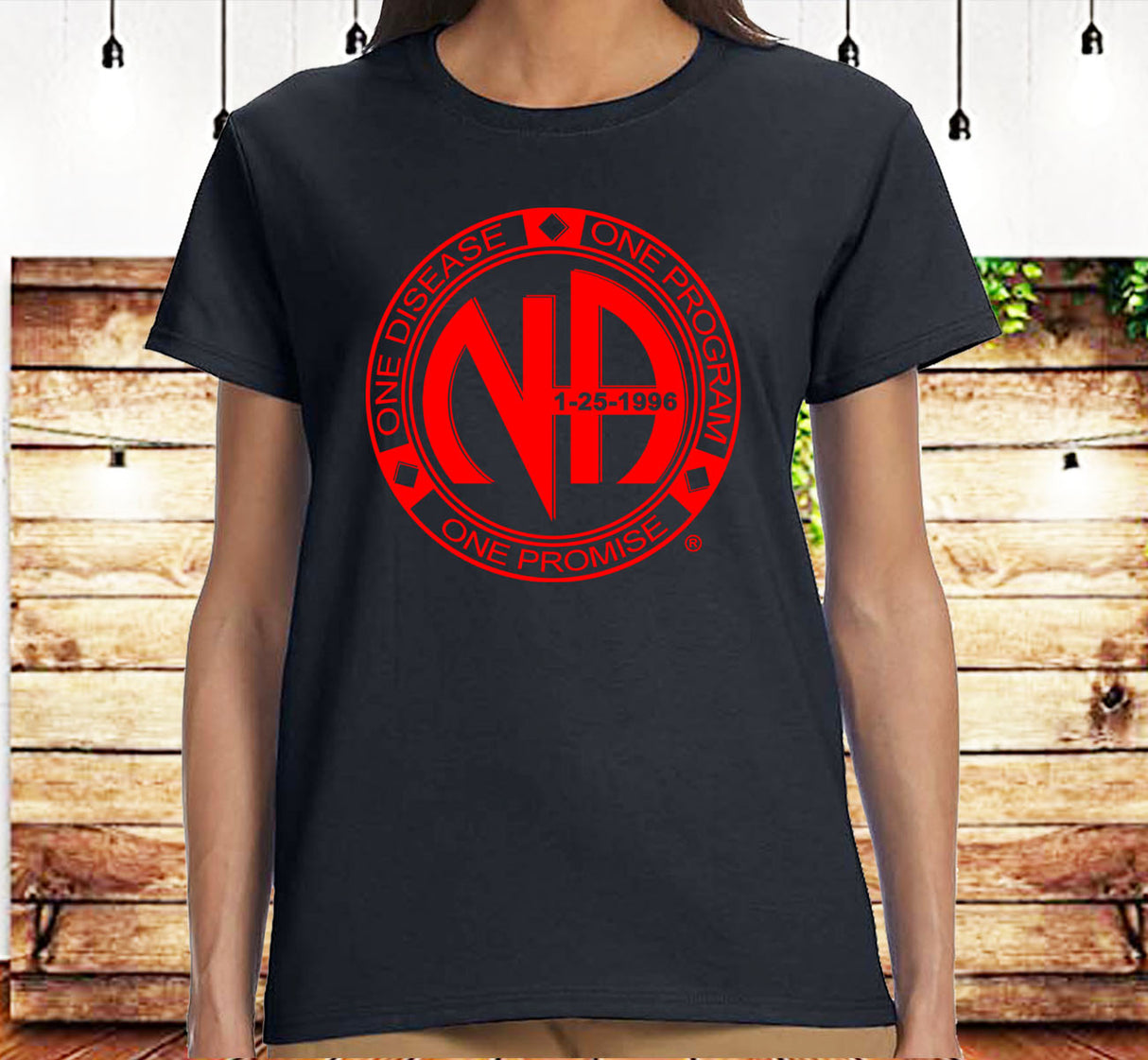 One Disease, One Program Red Custom Tee