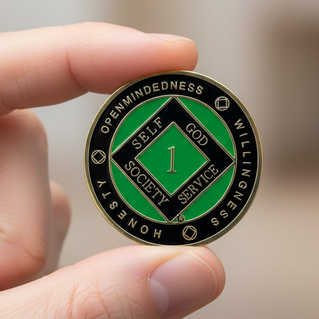 Recovery Medallion - Green