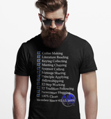 Custom Member Of NA Check List dtg Tee