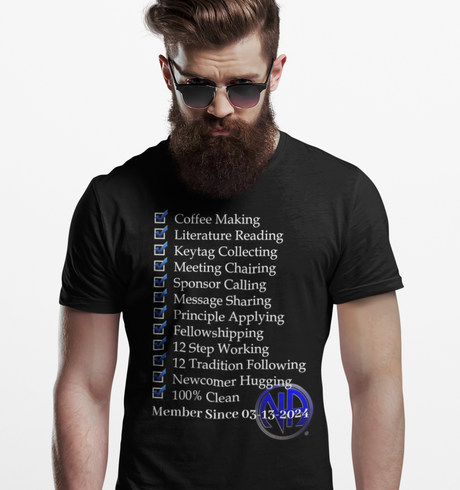 Custom Member Of NA Check List dtg Tee