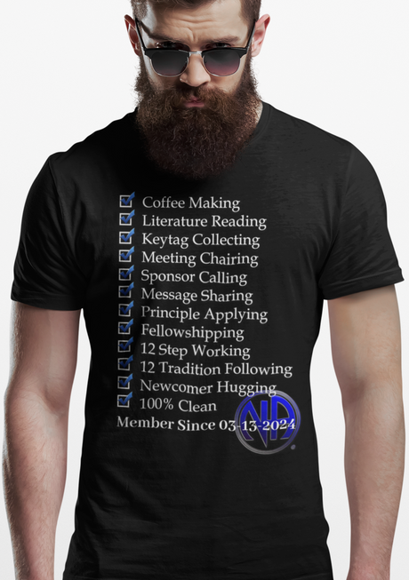 Custom Member Of NA Check List dtg Tee