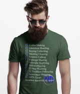 Custom Member Of NA Check List dtg Tee