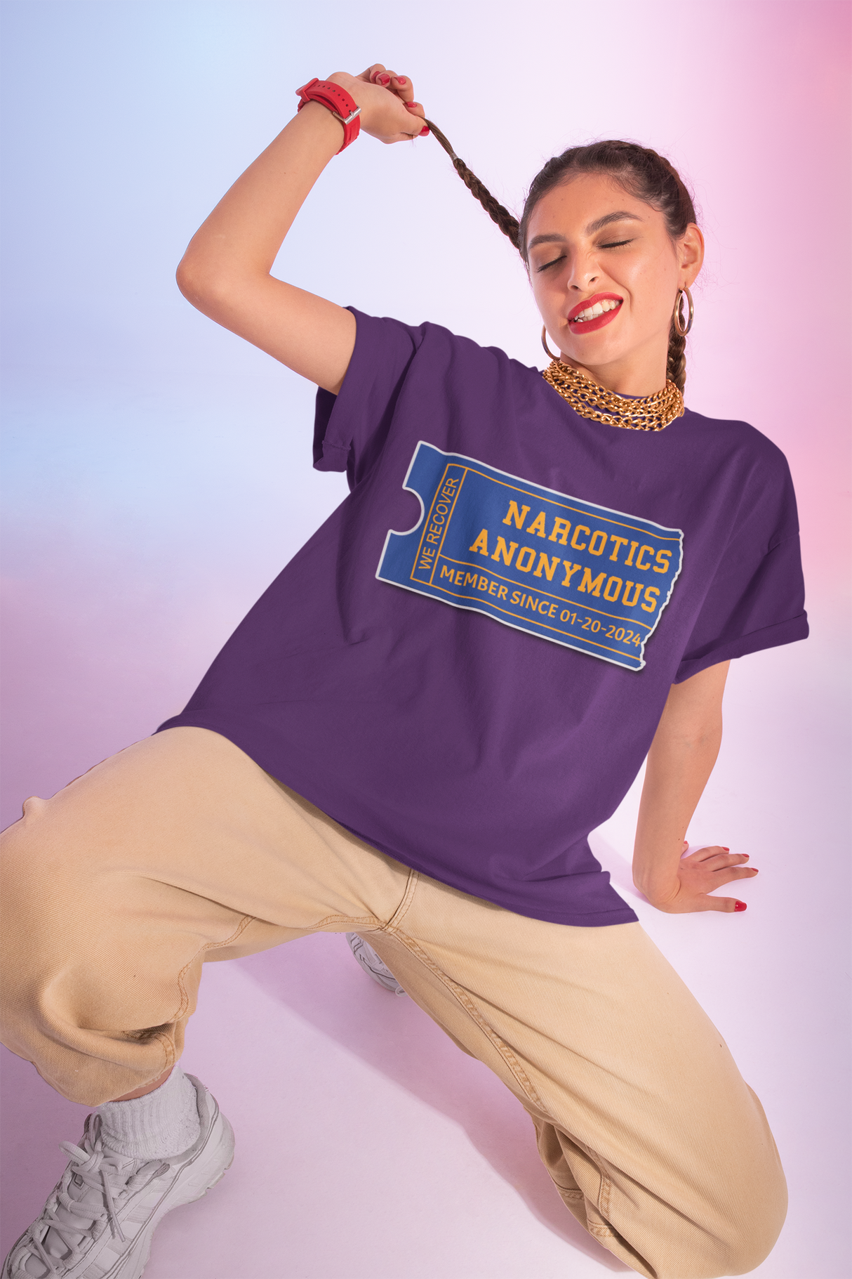 Custom NA Membership Ticket Tee