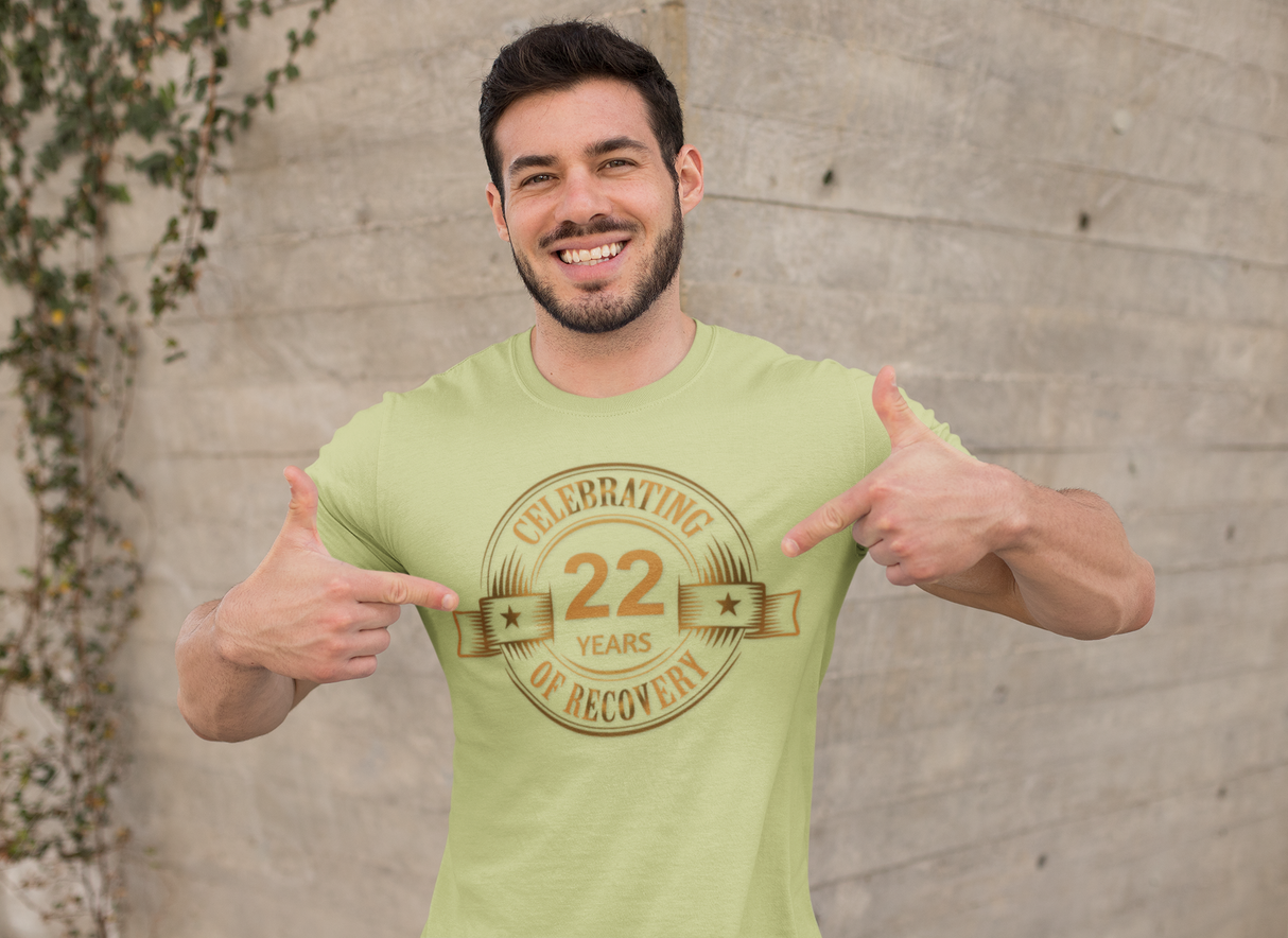 Custom Celebrating Recovery Badge dtg Tee