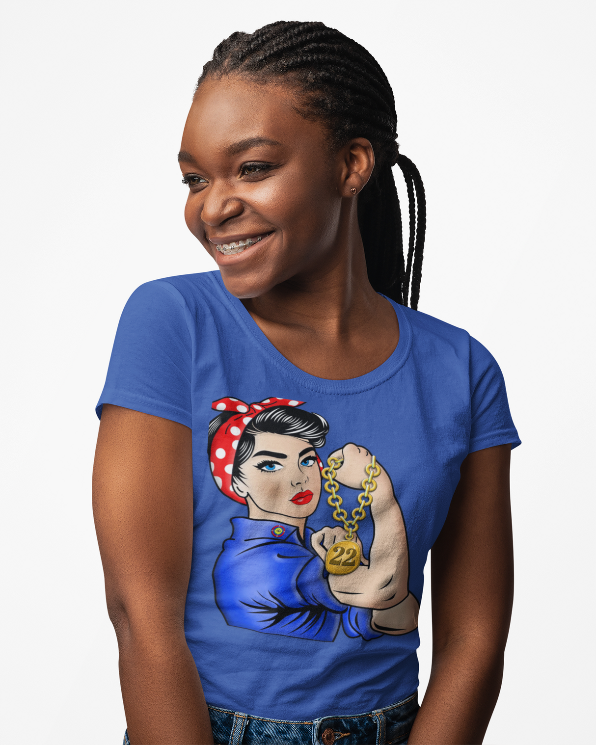 Custom Rosie The Riveter Women's Tee