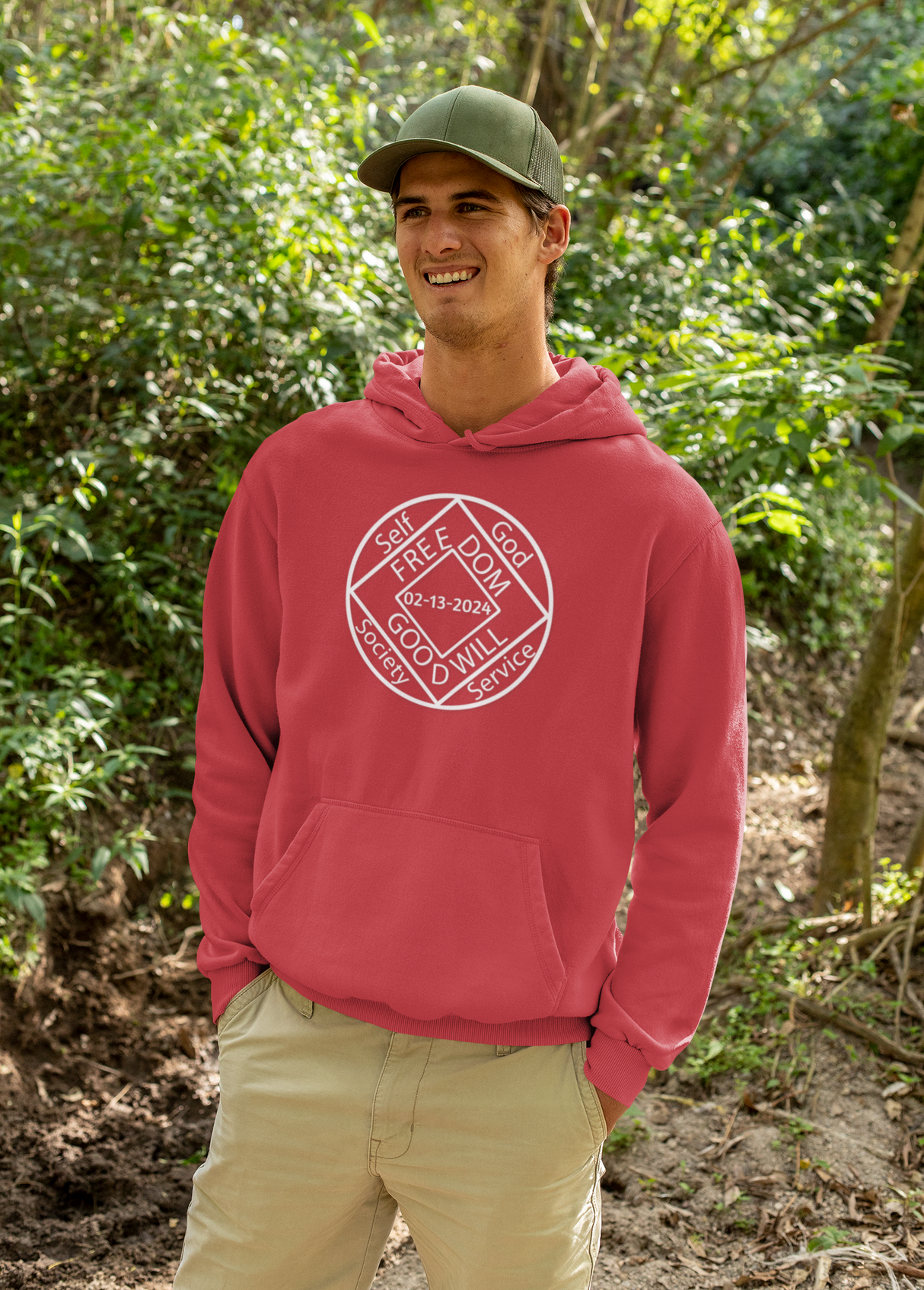 Custom NA Medallion Clean Date Hoodie