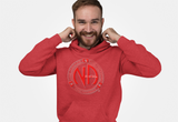 Custom Red One Disease, One Program Hoodie