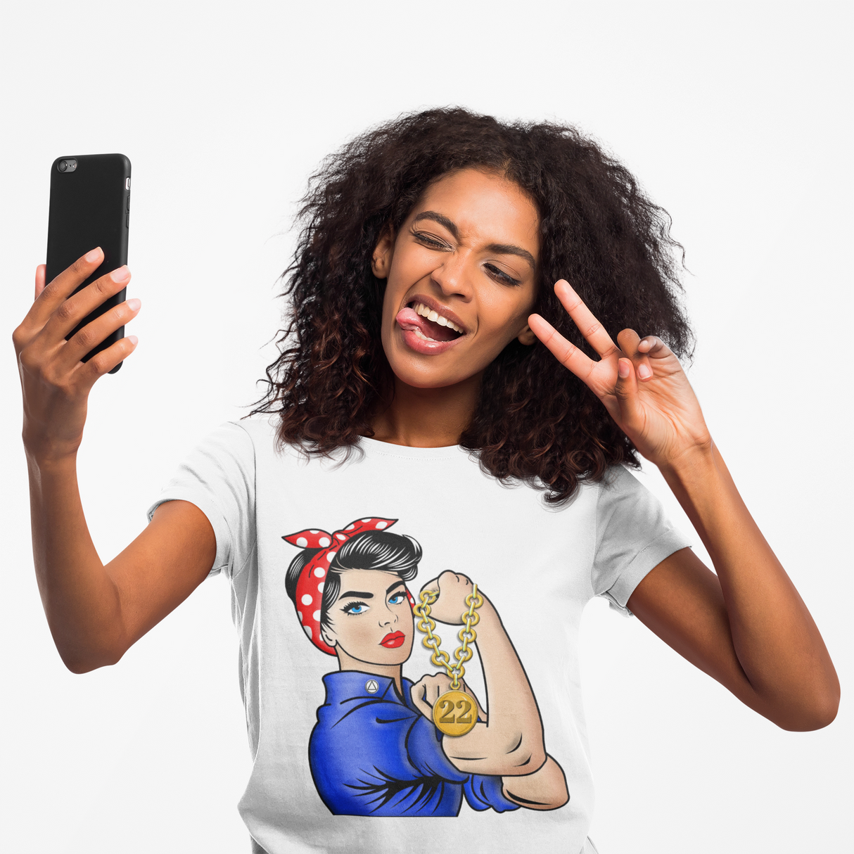 Custom AA Rosie The Riveter Women's Tee