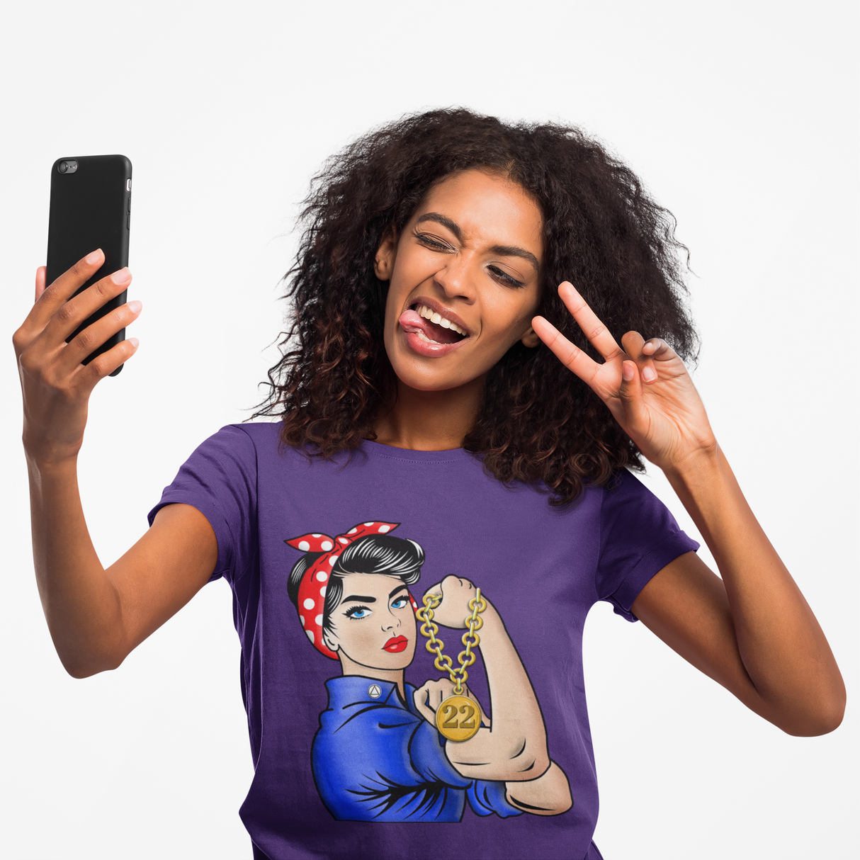 Custom AA Rosie The Riveter Women's Tee