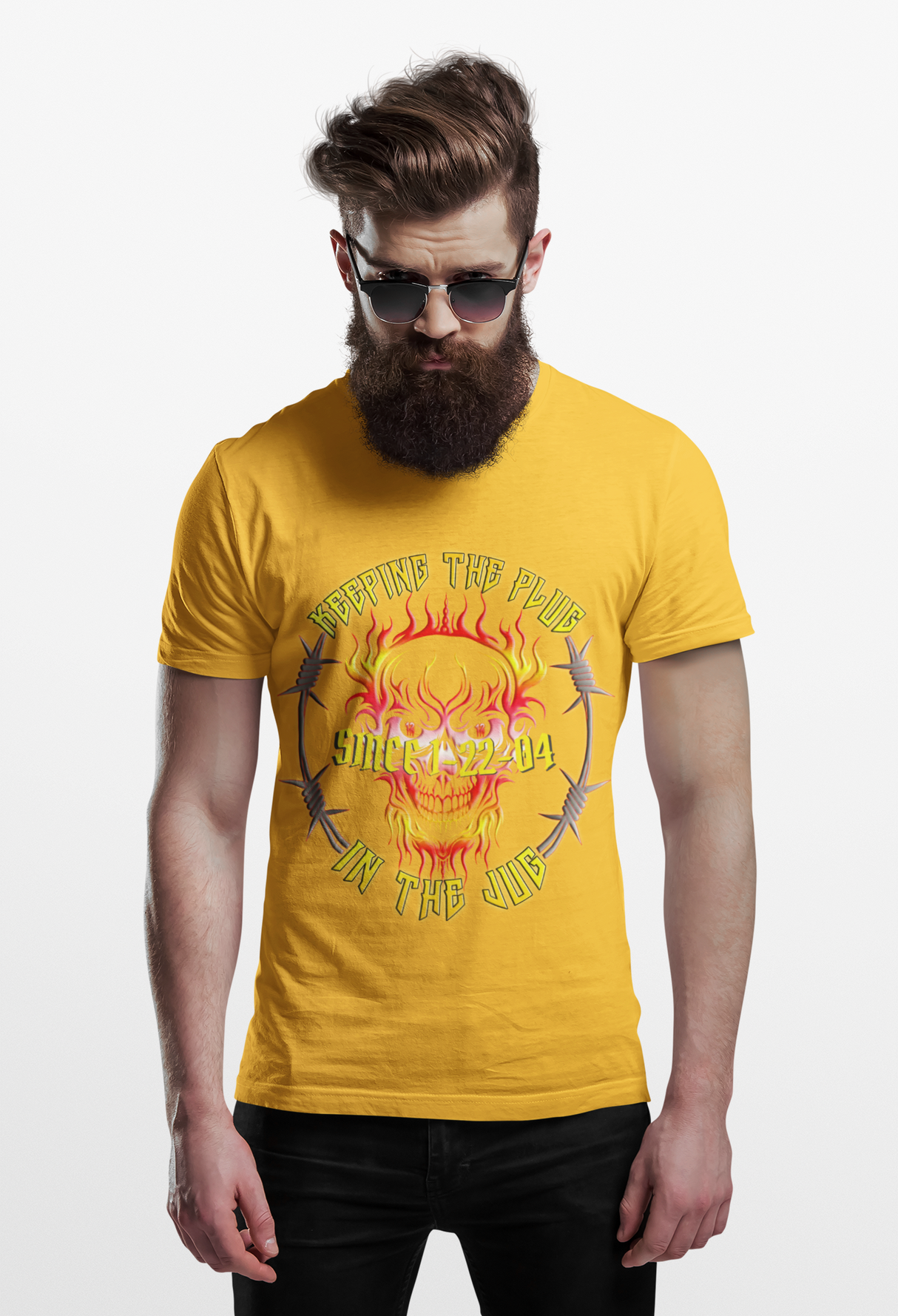 Custom AA Plug In Jug Skull Unisex Tee