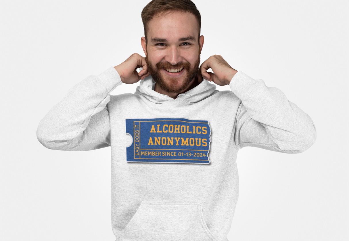 Custom AA Membership Ticket  Hoodie