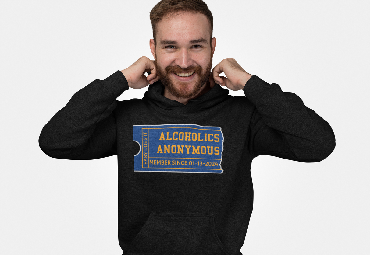 Custom AA Membership Ticket  Hoodie