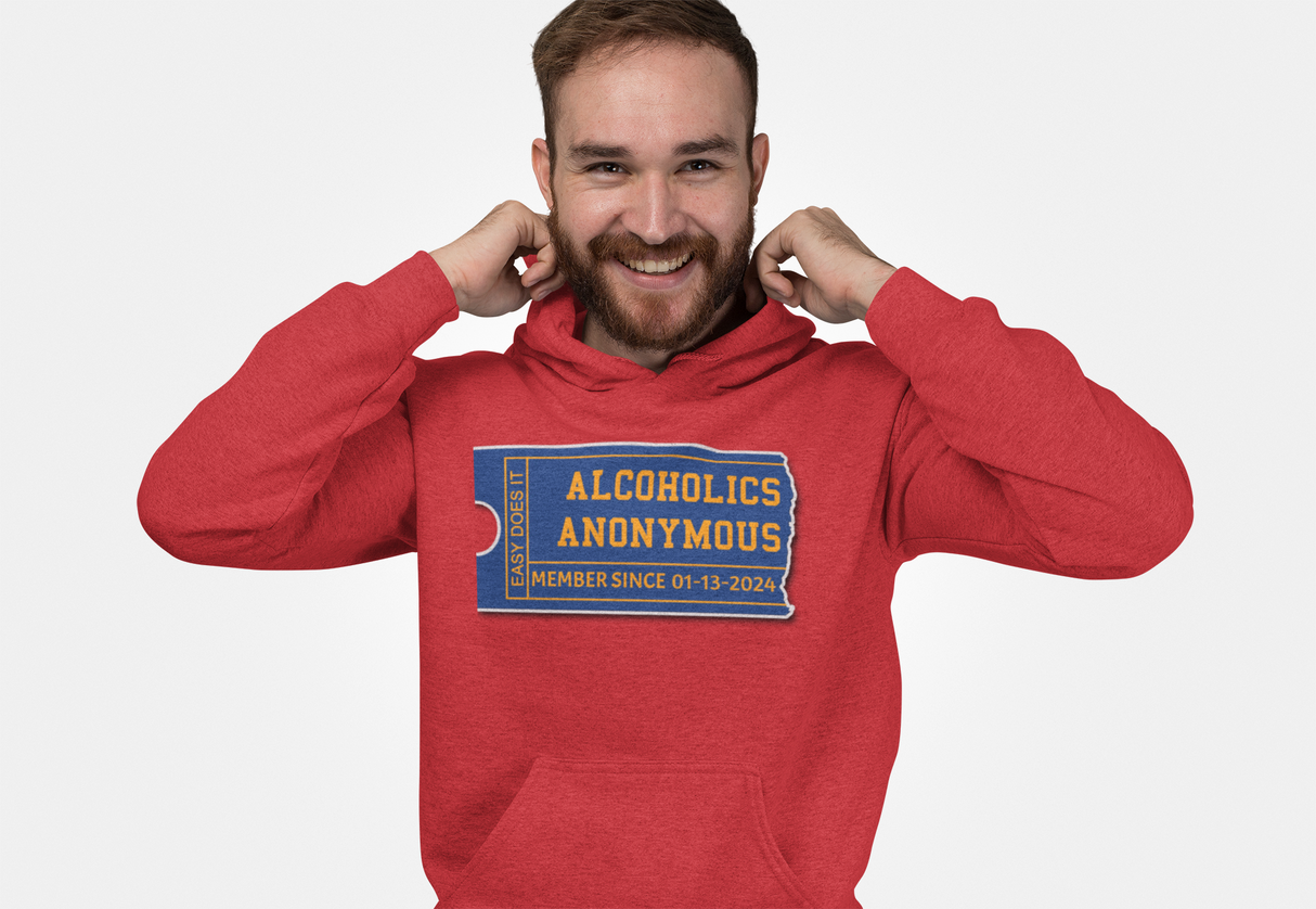 Custom AA Membership Ticket  Hoodie