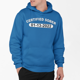 Custom AA Certified Sober Date Hoodie