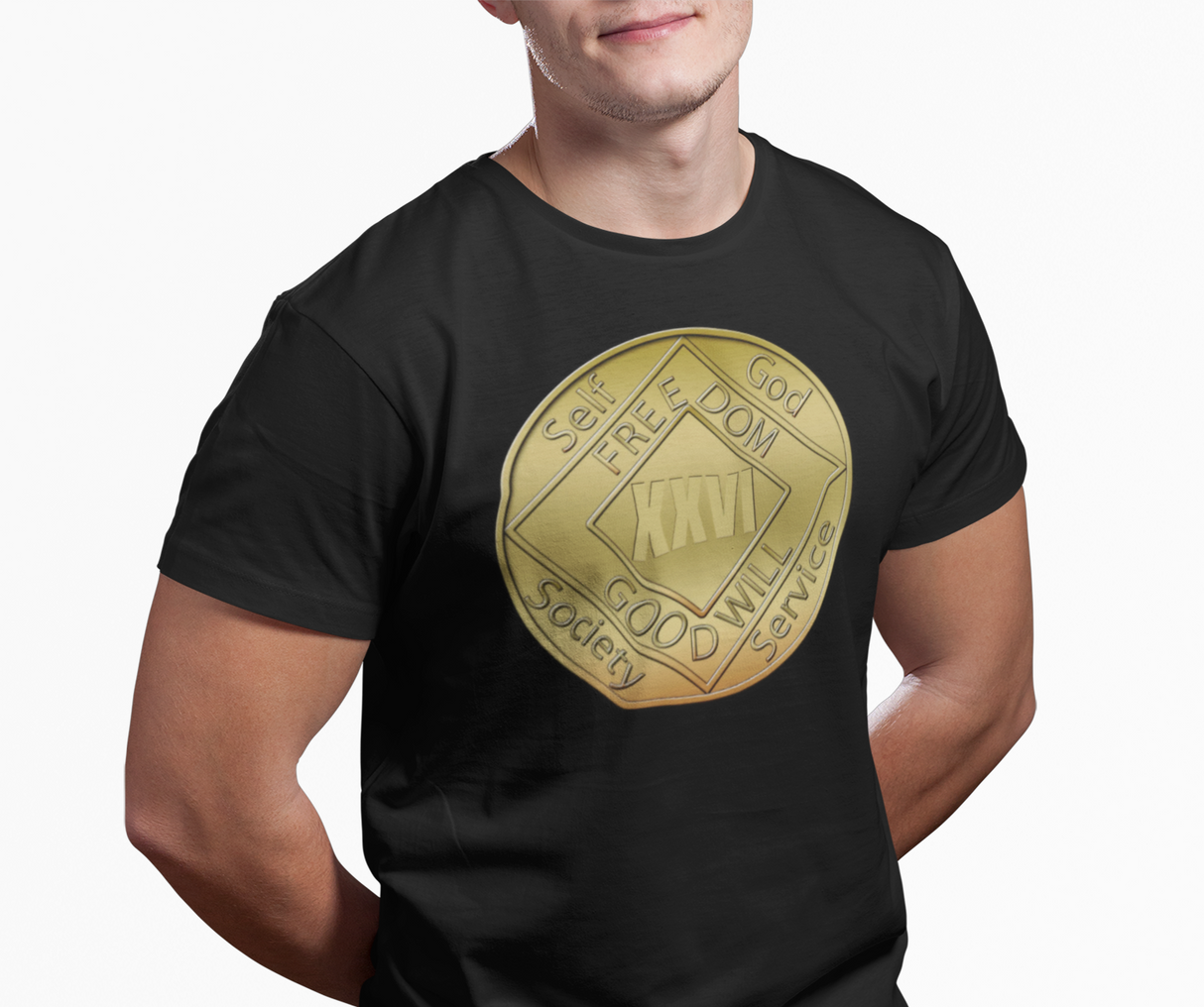 Custom Bronze NA Medallion dtg Tee