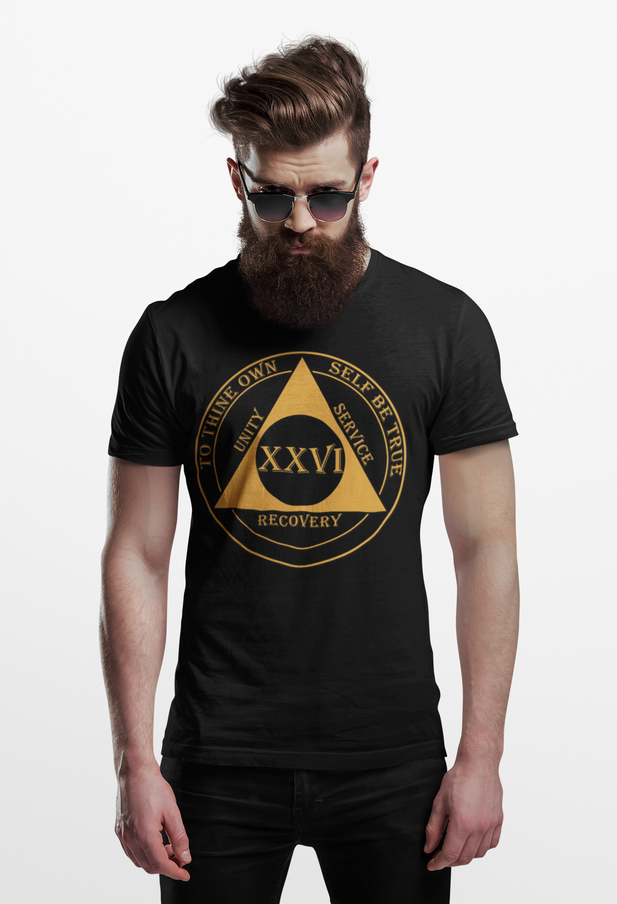 Custom AA Medallion Unisex dtg Tee