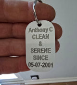 Clean Date Dog Tag