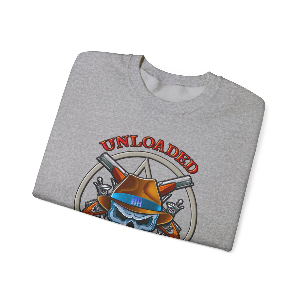AA Unloaded Messenger dtg Crewneck Sweatshirt