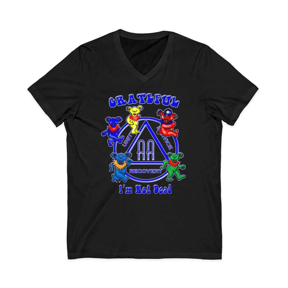 Grateful I'm Not Dead V-Neck Tee