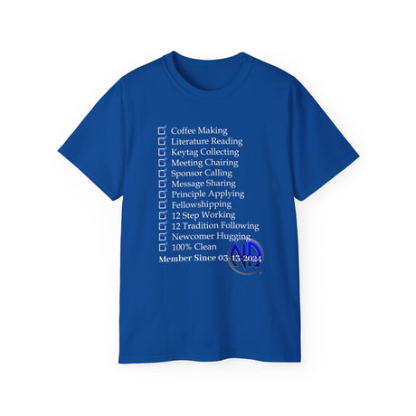 Custom Member Of NA Check List dtg Tee