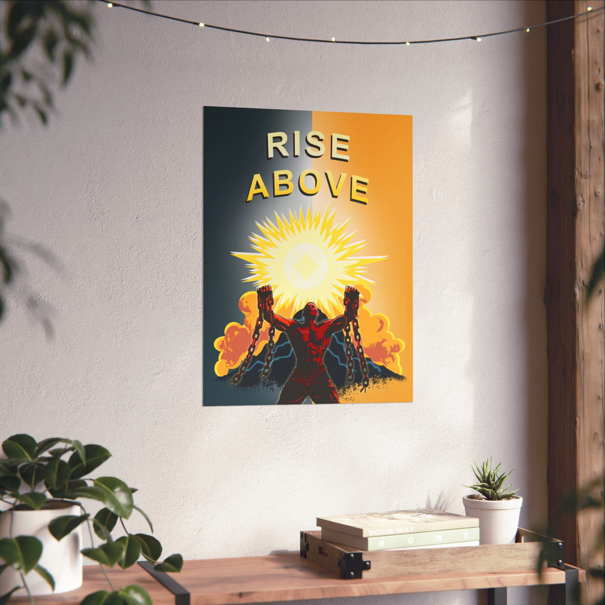 Rise Above V.2 Vertical Posters