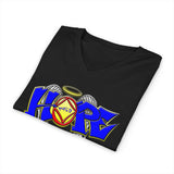 Hope Wings Graffiti Style dtg V-Neck Tee